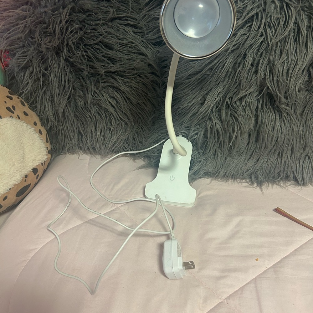White Adjustable Desk Lamp